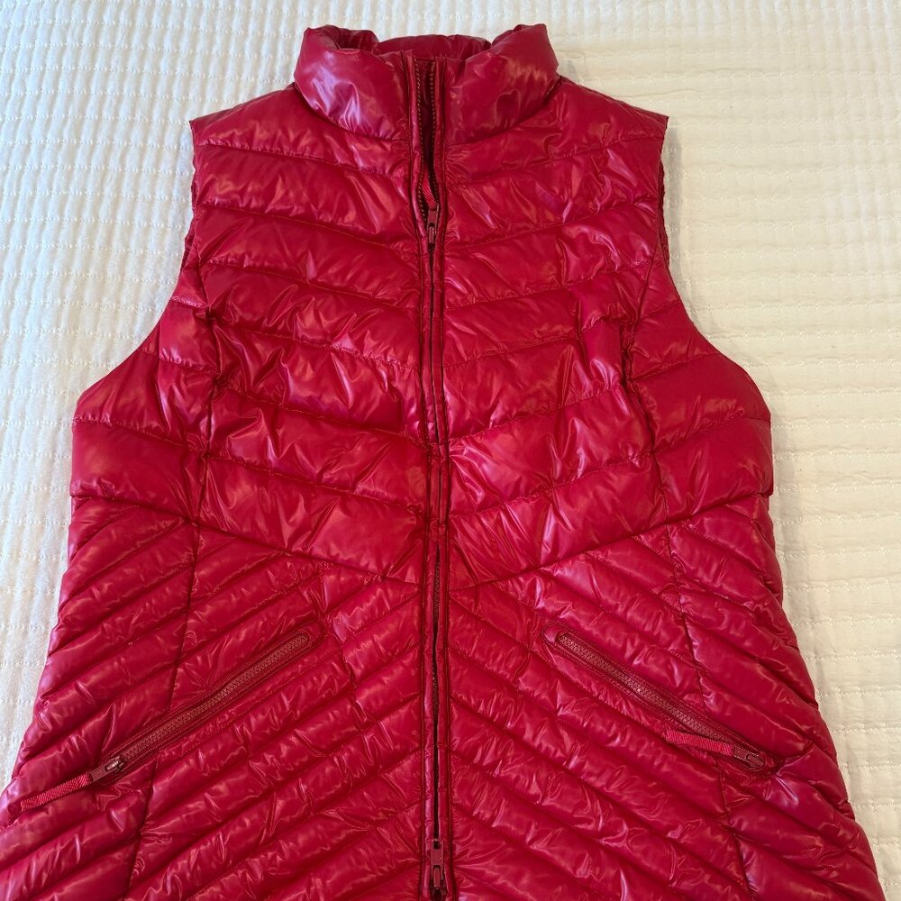 Talbots Red Puffer Vest - size large